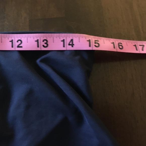 Ann Taylor Loft skirted swim bikini bottom navy M - Picture 4 of 5